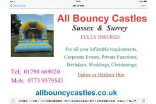 Logo for All Bouncy Castles Sussex & Surrey Logo for All Bouncy Castles Sussex & Surrey