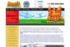 Logo for Basil’s Bouncy Castles Logo for Basil’s Bouncy Castles