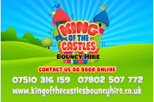 Logo for King of the castles bouncy hire Logo for King of the castles bouncy hire
