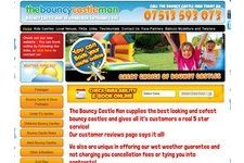 Logo for The Bouncy Castle Man Logo for The Bouncy Castle Man