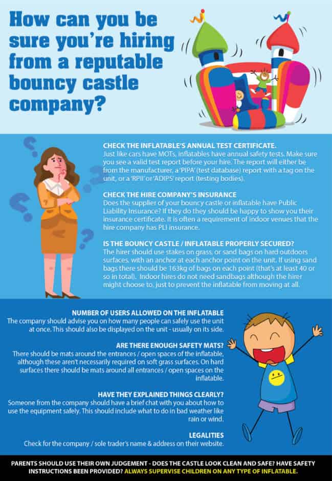 bouncy castle safety