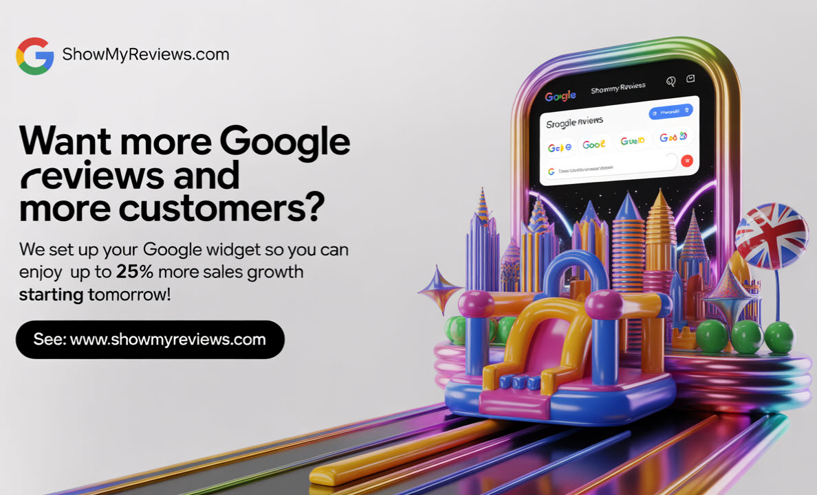 Increase your bookings using our Google Review Widget